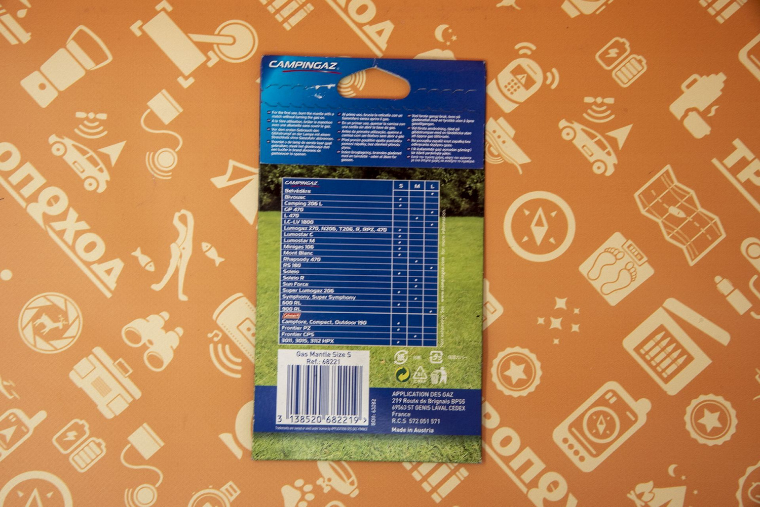 Сеточка-фитиль для газовой лампы размера S