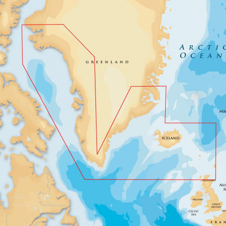Карта Navionics GREENLAND & ICELAND 20XG/SD 2GB