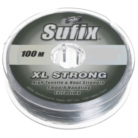 Леска Sufix XL Strong x10 (платина 100м 0.40мм 13кг DS1XL040011A9X)