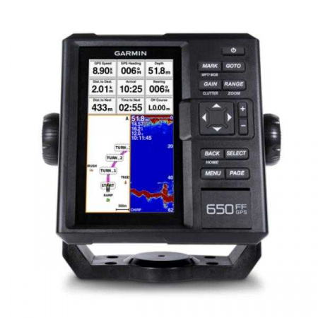 Эхолот Garmin Fishfinder 650 PLUS с трансдьюсером GT20-TM Эхолот Garmin Fishfinder 650 PLUS с трансдьюсером GT20-TM