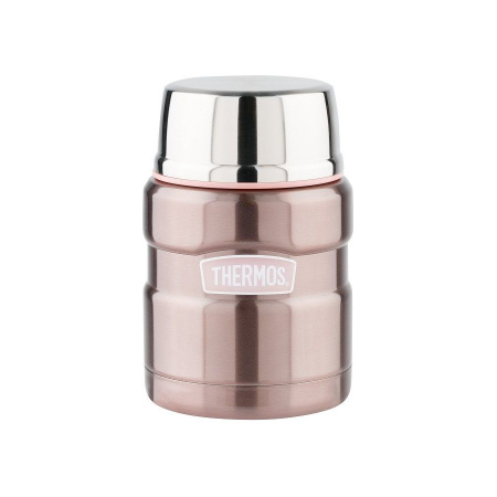 Термос из нерж. стали THERMOS c ложкой sk-3000з pink0,47l