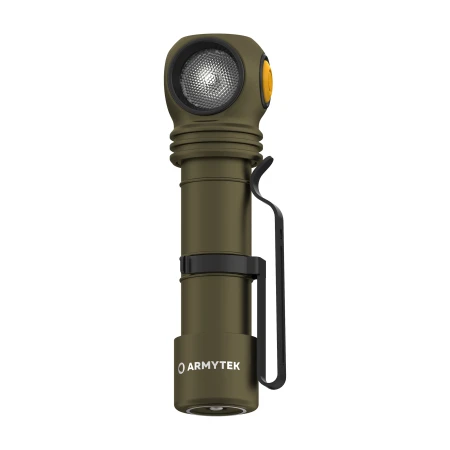 Фонарь налобный Armytek Wizard C2 Pro Magnet USB Olive Белый