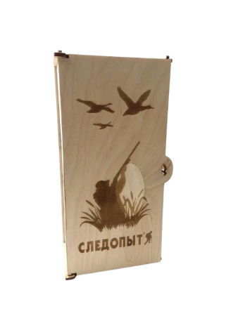 Подарочный набор "СЛЕДОПЫТ - Переправа" (коробка фанерная, термоодеяло, карабин, фонарь)/10/