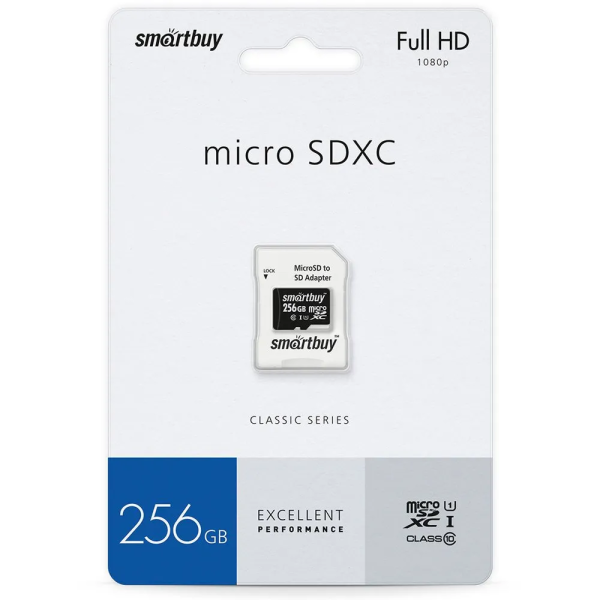 Карта памяти Smartbuy 256GB microSDXC Class 10