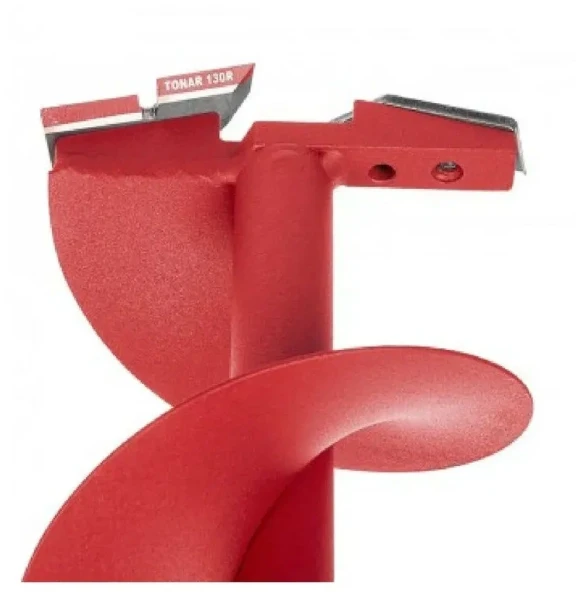 Ледобур BURAN 130R правое вращение, цельнотянутый шнек (LB-130R) Тонар