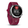 Спортивные часы Garmin Forerunner 645 Music с вишневым ремешком