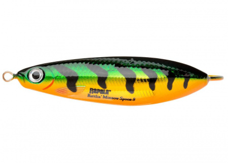 Блесна-незацепляйка Rapala Rattlin Minnow Spoon (8 см / 16 гр, RMSR08-FLP)
