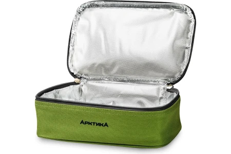 Термосумка Арктика (2 л.) с контейнерами, зеленая