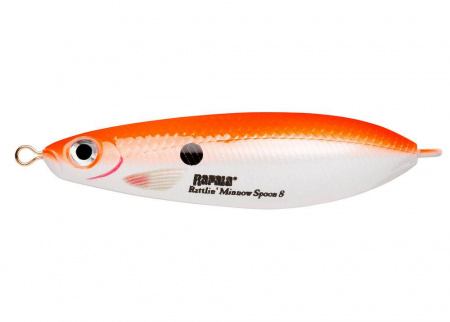 Блесна-незацепляйка Rapala Rattlin Minnow Spoon (8 см / 16 гр, RMSR08-FRP)