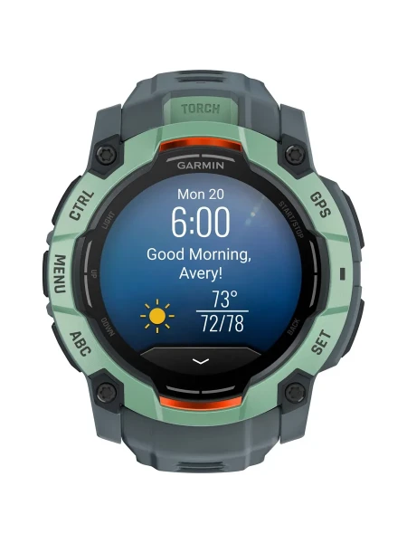 Часы Garmin Instinct 3 50mm AMOLED Black  010-03020-00