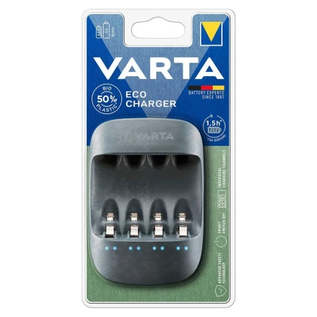 Зарядное устр-во VARTA ECO Charger для 1-4 AAA, AA, -∆V, 110-220В