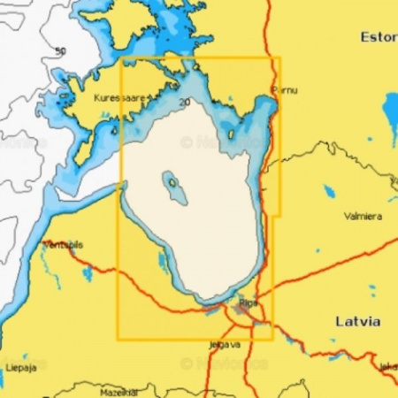 Карта Navionics WEST LATVIA