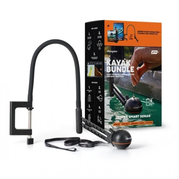 Беспроводной эхолот Deeper Smart Sonar Pro+ and Kayak Bundle Беспроводной эхолот Deeper Smart Sonar Pro+ and Kayak Bundle