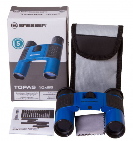 Бинокль Bresser Topas 10x25 Blue