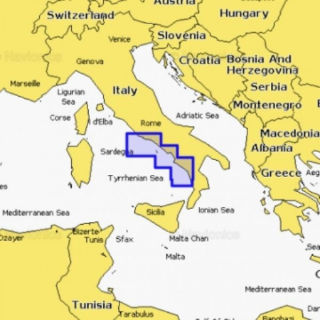 Карта Navionics ANZIO - AMANTEA
