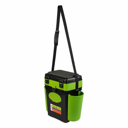 Ящик зимний FishBox односекционный (10л) зеленый Helios