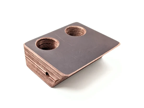 Крепежный блок УКБ-1А 2 отверстия Ø40 мм