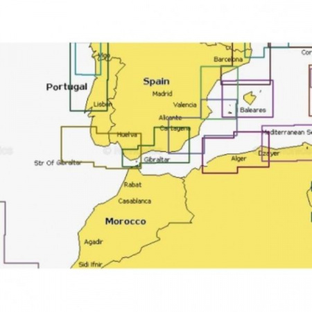 Карта Navionics AGUILAS - CADIZ