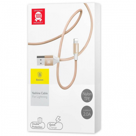 Кабель для Apple Baseus Yashine Lightning Cable gold