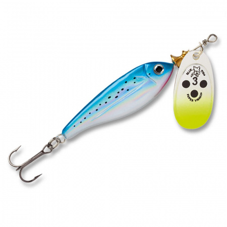 Блесна вращающаяся BLUE FOX Minnow Super Vibrax (№1, 5гр, BFMSV1-SB)