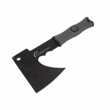 Топор туристический "СЛЕДОПЫТ" в чехле (PF-AT-10 240*130*85 мм, 350 гр., с обрезин.ручкой,в чехле/60/40/)