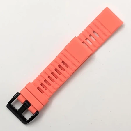 Ремешок силиконовый QuickFit для Garmin Fenix / epix / Instinct / tactix / Enduro (26 мм) (коралловый)