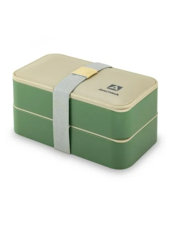 Ланчбокс тм "Арктика", 1200 МЛ, арт. 032-1200, зеленый/бежевый