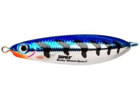 Блесна-незацепляйка Rapala Rattlin Minnow Spoon (8 см / 16 гр, RMSR08-MBT)