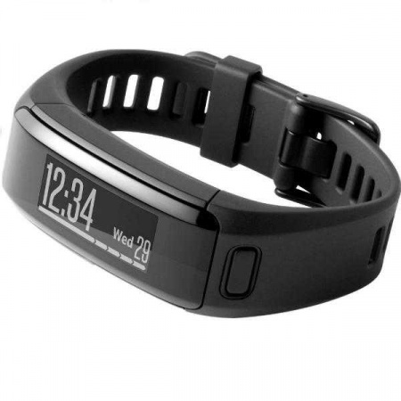 Спортивные часы Garmin Vivosmart HR черный стандартного размера