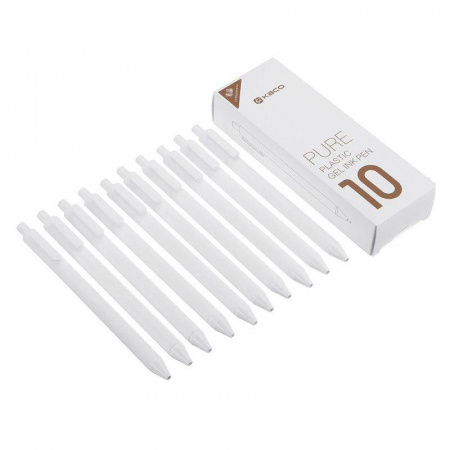 Набор шариковых ручек Xiaomi Mi Kaco Pure Plastic Gel Ink Pen white
