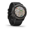 Мультиспортивные часы Garmin Fenix 6x sapphire с gps, серые DLC с черным ремешком Мультиспортивные часы Garmin Fenix 6x sapphire с gps, серые DLC с черным ремешком