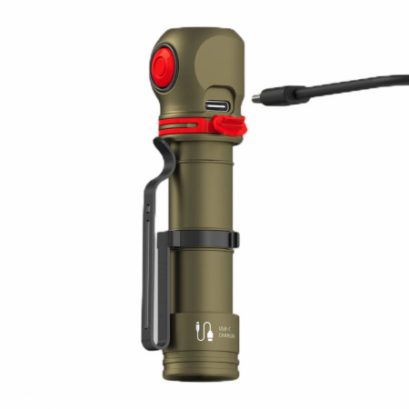 Фонарь налобный Armytek Elf C2 USB-C Победа Белый