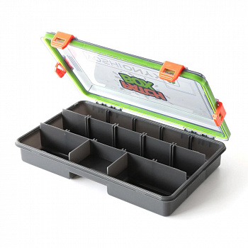 Коробка рыболовная Yoshi Onyx Patch Box 27,5*18*5, зелено-оранжевая Коробка рыболовная Yoshi Onyx Patch Box 27,5*18*5, зелено-оранжевая