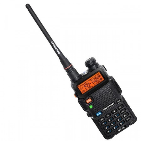 Радиостанция Baofeng UV-5R 8w черная (2 реж.)