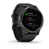 Спортивные часы Garmin VIVOACTIVE 4 черные с серым безелем Спортивные часы Garmin VIVOACTIVE 4 черные с серым безелем