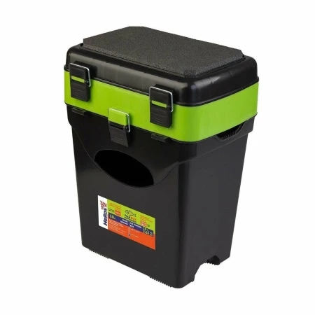 Ящик зимний FishBox односекционный (10л) зеленый Helios