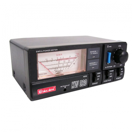 KW 520 измеритель КСВ и мощности1,8/525МГц 5/400Вт