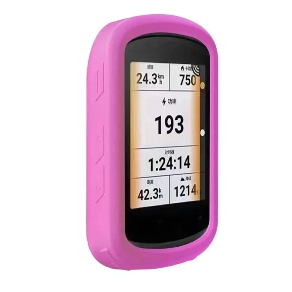 Чехол силиконовый на Garmin Edge 540/840 HH protection (розовый)