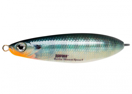 Блесна-незацепляйка Rapala Rattlin Minnow Spoon (8 см / 16 гр, RMSR08-BG)