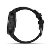 Спортивные часы Garmin FENIX 5S PLUS SAPPHIRE черные с черным ремешком