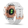 Мультиспортивные часы Garmin Fenix 6s pro с gps, розов.золото с белым ремешком Мультиспортивные часы Garmin Fenix 6s pro с gps, розов.золото с белым ремешком