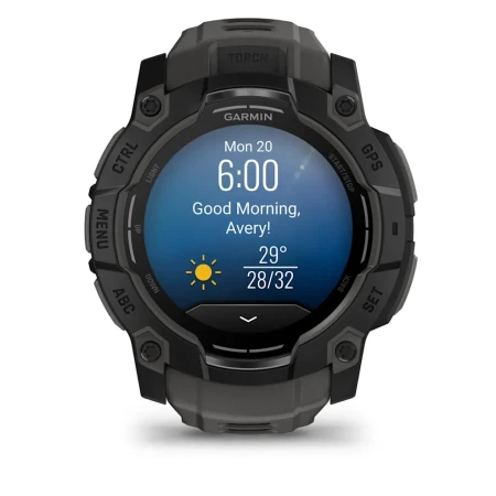 Часы Garmin Instinct 3 50mm AMOLED Black  010-03020-00