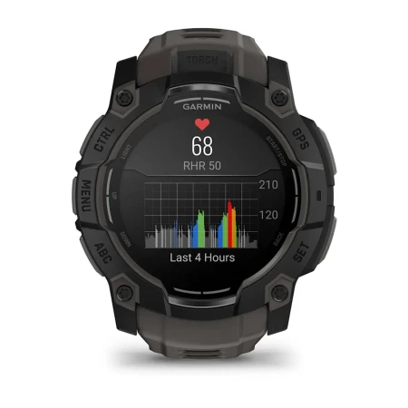Часы Garmin Instinct 3 50mm AMOLED Black  010-03020-00