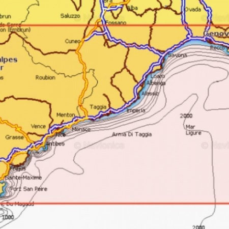 Карта Navionics RAPALLO-CAVALAIRE